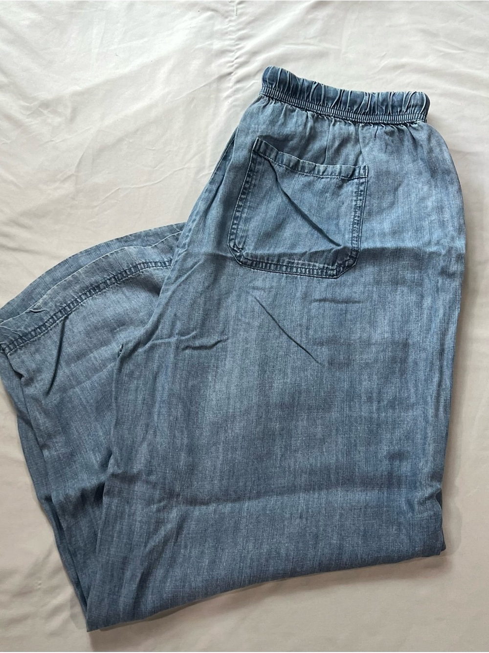 Splendid Light Blue Relaxed Drawstring Jeans - Picture 3 of 3